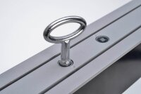 update displays Kundenstopper WindPro LED silber DIN A1 2 Fächer 74,0 x 63,0 x 122,3 cm, 1 St.