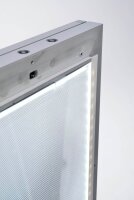 update displays Kundenstopper WindPro LED silber DIN A1 2 Fächer 74,0 x 63,0 x 122,3 cm, 1 St.