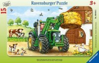 Ravensburger Traktor auf dem Bauernhof Puzzle, 15 Teile