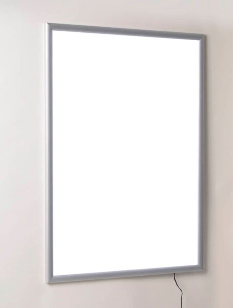 update displays LED-Leuchtrahmen Economy silber DIN A1 62,4 x 1,8 x 87,1 cm, 1 St.