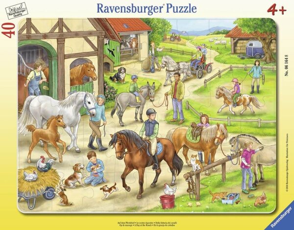 Ravensburger Auf dem Pferdehof Puzzle, 40 Teile