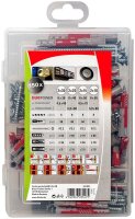 fischer Profi-Box - DuoPower 2K 541109 Dübel- und Schrauben-Sortiment, 150-teilig