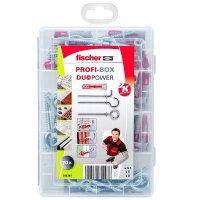 fischer Profi-Box - DuoPower 2K 544399 Dübel- und Schrauben-Sortiment, 70-teilig