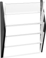 helit Wandprospekthalter the arc schwarz DIN A3 4...