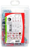 fischer Meister-Box Rund ums Haus 548860 Dübel- und Schrauben-Sortiment, 91-teilig