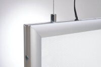 update displays LED-Leuchtrahmen Economy silber DIN A1 62,4 x 3,0 x 87,1 cm, 1 St.