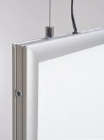 update displays LED-Leuchtrahmen Economy silber DIN A1 62,4 x 3,0 x 87,1 cm, 1 St.