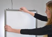 update displays LED-Leuchtrahmen Economy silber DIN A1 62,4 x 3,0 x 87,1 cm, 1 St.
