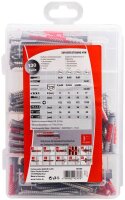 fischer Meister-Box Outdoor 561385 Dübel- und Schrauben-Sortiment, 130-teilig