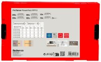 fischer Holzbauschrauben-Sortiment FixTainer PowerFast II PZ 562277 3,5/4/5 mm x 16/30/35/40/50/60 mm