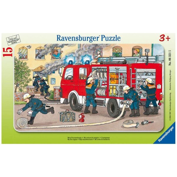 Ravensburger Mein Feuerwehrauto Puzzle, 15 Teile