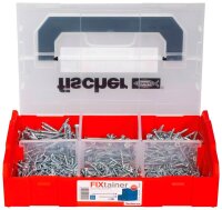 fischer Holzbauschrauben-Sortiment FixTainer PowerFast II...