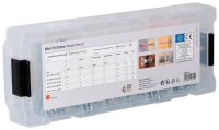 fischer Holzschrauben-Sortiment Mini FixTainer PowerFast II - BC 560094 3,5/4/4,5/5 mm x 30/40/50/60/80 mm