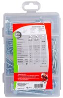 fischer Schrauben-Sortiment Meister-Box 553348 6/7/8/10 mm x 40/55/69 mm