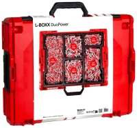 fischer L-Boxx 102 DuoPower 558627 Betondübel-Sortiment, 910-teilig