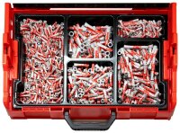 fischer L-Boxx 102 DuoPower 558627 Betondübel-Sortiment, 910-teilig