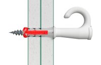 fischer EasyHook Round - DuoPower 8x40 2K 564171 Dübel mit Schrauben, 25 St.
