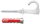 fischer EasyHook Round - DuoPower 8x40 2K 564171 Dübel mit Schrauben, 25 St.