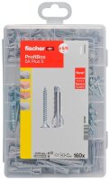 fischer Profi-Box - SX Plus + S 567897 Dübel- und Schrauben-Sortiment, 160-teilig