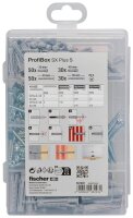 fischer Profi-Box - SX Plus + S 567897 Dübel- und Schrauben-Sortiment, 160-teilig