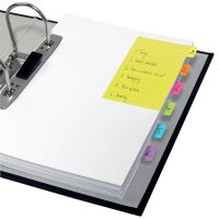 SIGEL TABS MARKER NOTES Haftnotizen farbsortiert, 42 Blatt  ( HN205 )