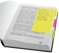 SIGEL TAB MARKER NOTES Haftnotizen farbsortiert, 42 Blatt