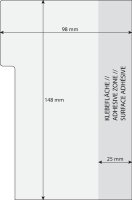 SIGEL TAB MARKER NOTES Haftnotizen farbsortiert, 42 Blatt