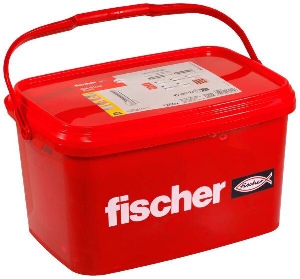 fischer SX Plus 8x40 im Eimer 567899 Spreizdübel Ø 8 mm x 40 mm, 1.200 St.