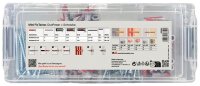 fischer MiniFixTainer - DuoPower + S Klopp 568544 Dübel- und Schrauben-Sortiment, 160-teilig