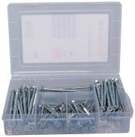 fischer Holzbauschrauben-Sortiment Meisterbox - PowerFast II SK TG 562274 4,5/5 mm x 45/50/70/80/100 mm