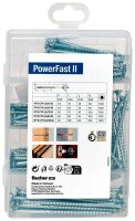 fischer Holzbauschrauben-Sortiment Meisterbox - PowerFast II SK TG 562274 4,5/5 mm x 45/50/70/80/100 mm