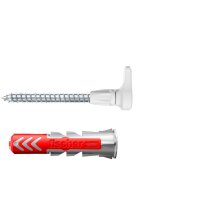 fischer EasyHook Angle - DuoPower 6x30 2K 564168 Dübel mit Schrauben, 25 St.
