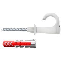 fischer EasyHook Round - DuoPower 6x30 2K 564170 Dübel mit Schrauben, 25 St.