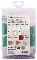 fischer ProfiBox - SX Plus Green S 567898 Dübel- und Schrauben-Sortiment, 120-teilig