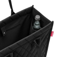 reisenthel® Einkaufstasche daily shopper rhombus Kunststoff schwarz DN 7059