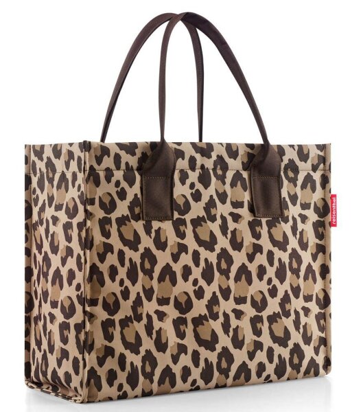 reisenthel® Einkaufstasche daily shopper leo macchiato Kunststoff braun DN 6048