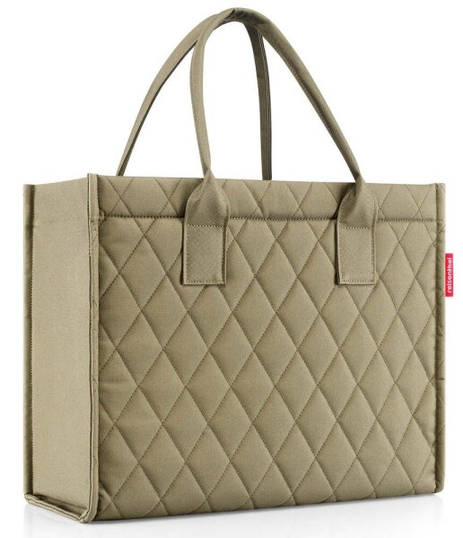 reisenthel® Einkaufstasche daily shopper rhombus Kunststoff olive DN 5046