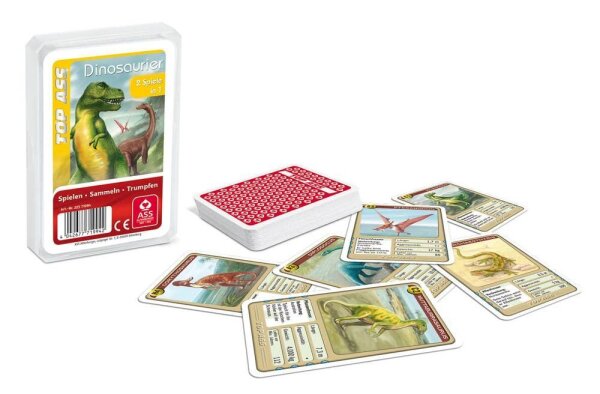 ASS ALTENBURGER TOP ASS Quartett Dinosaurier Kartenspiel, 1 St.