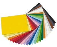folia Fotokarton JUMBO farbsortiert 300 g/qm 25 Blatt
