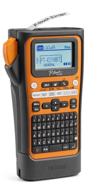 brother P-touch E310BT Beschriftungsgerät orange, schwarz