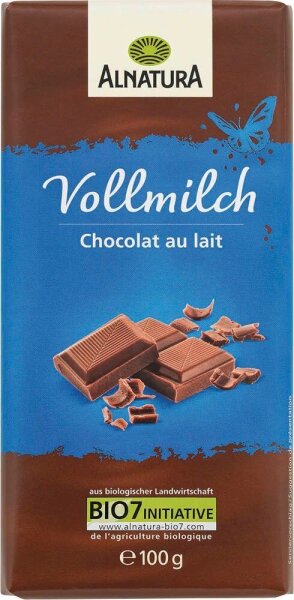 ALNATURA Bio Vollmilch Schokolade 100,0 g  ( 4407348008 )