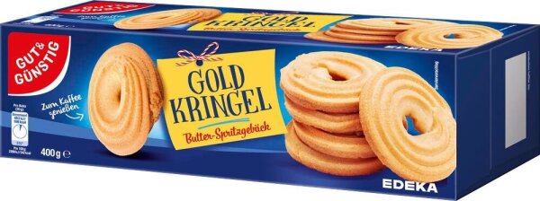 GUT&GÜNSTIG Butterspritzkekse 400,0 g, 1 St.