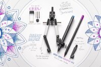 FABER-CASTELL Zirkel silber, 1 St.