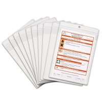 DURABLE Sichttaschen DIN A5 transparent genarbt 0,17 mm,...