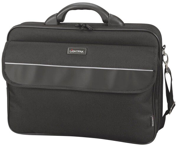 LIGHTPAK Laptoptasche ELITE L Kunstfaser schwarz 46111 bis 43,2 cm (17 Zoll)