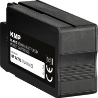 KMP Gold schwarz pigmentiert Druckerpatrone kompatibel zu HP 967XL (3JA31AE)