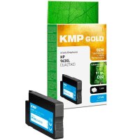 KMP Gold cyan pigmentiert Druckerpatrone kompatibel zu HP...