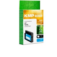 KMP Gold cyan pigmentiert Druckerpatrone kompatibel zu HP...