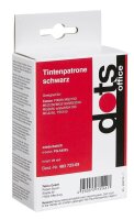 dots  schwarz Druckerpatrone kompatibel zu Canon PG-540XL