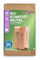 CleanPac Biomüllbeutel 10,0 l braun, 10 St.